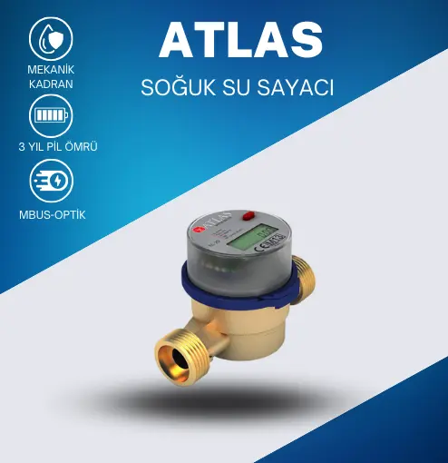 Atlas Soğuk Su Sayacı