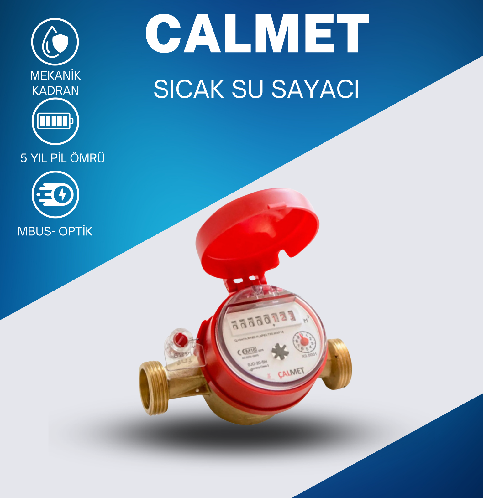 Calmet SJD Sıcak Su Sayacı