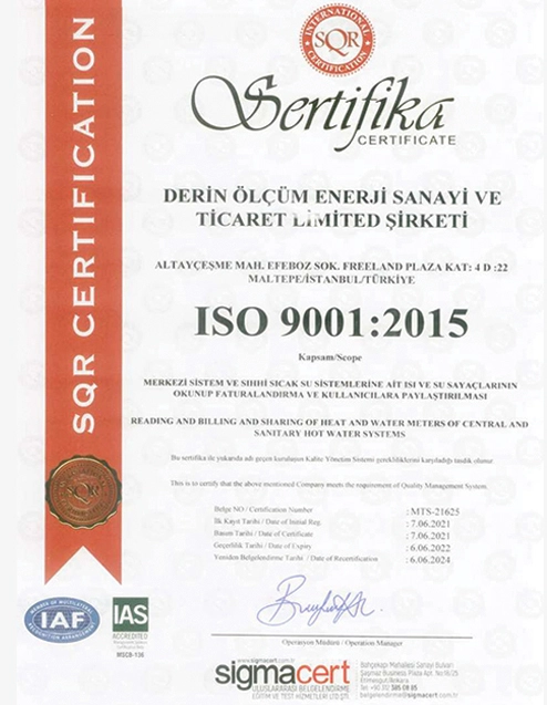 SQR Uluslararası Sertifikasyonu