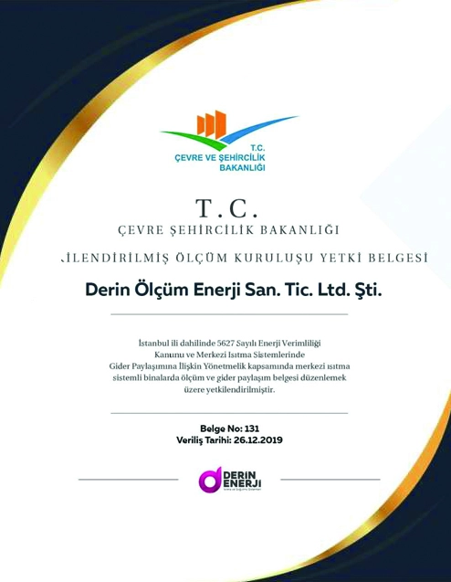 Yetkilendirilmiş Ölçüm Belgesi (2022)